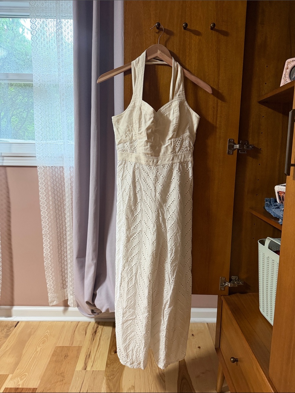 Alice eyelet jumpsuit from Anthropologie size 6